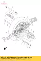 903872007J00, Yamaha, kraag (4nk) yamaha xvz xvztf 1300 1996 1997 1998 1999 2000 2001, Nieuw