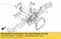 22816355000, Honda, mola, alavanca da embreagem honda cg  nx transcity nx125 cg125 125 , Novo