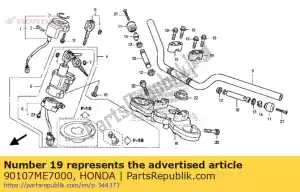 honda 90107ME7000 bout, speciale flens, 8x35 - Onderkant