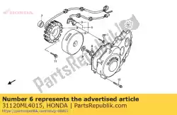 Qui puoi ordinare statore comp da Honda , con numero parte 31120ML4015:
