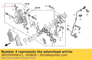 Honda 38520MGND21 sensor, fr. velocidad de la rueda - Lado inferior