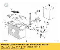 Here you can order the tension strap from BMW, with part number 61211243562: