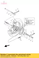 4ES253110000, Yamaha, hub, rear yamaha  yz 65 80 85 1993 1994 1995 1996 1997 1998 1999 2000 2001 2002 2003 2004 2005 2006 2007 2008 2009 2010 2011 2012 2013 2014 2015 2016 2017 2018 2019 2020 2021, New