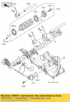 490470021, Kawasaki, rod-shift,input kawasaki zx10r ninja d e f  zx 10r 1000 , New