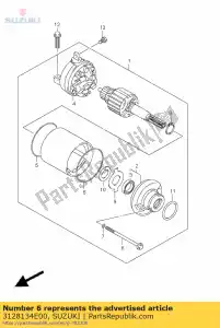 suzuki 3128134E00 bout - Onderkant