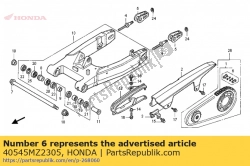 Aquí puede pedir articulación, cadena de transmisión (daido de Honda , con el número de pieza 40545MZ2305: