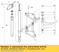 953659, Piaggio Group, Bearing gilera cougar dna eaglet gsm H@K zulu m y automatic h k 50, New