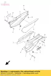 Aquí puede pedir cubierta, lado 1 de Yamaha , con el número de pieza 2D22171101P1: