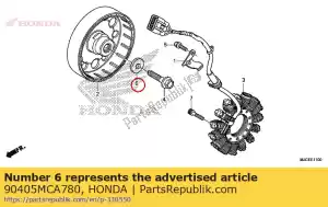 honda 90405MCA780 washer, 10.5x27 - Bottom side