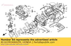 Here you can order the side moul,*r287m* from Honda, with part number 81161MCA000ZM: