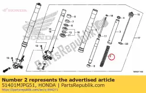 honda 51401MJPG51 widelec wiosenny - Dół