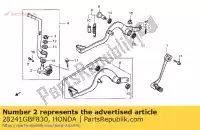 28241GBF830, Honda, articulação, braço de chute honda cr  rb r cr80rb lw cr80r sw 80 , Novo