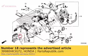 honda 39980HR3G72 unidad de control eps - Lado inferior