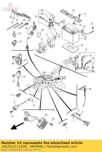 yamaha 1SCH21511000 fuse - Bottom side