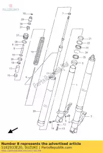 suzuki 5182933E20 case,adjust - Bottom side