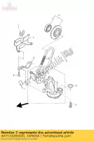 4H7133280000, Yamaha, oeillet, couvercle d'engrenage yamaha xj 900 1986 1987 1989 1990 1991 1992 1995 1996 1997 1998 2000 2001 2002, Nouveau