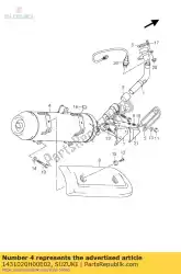 Here you can order the muffler assy from Suzuki, with part number 1431020H00E02: