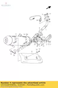 suzuki 1431020H00E02 muffler assy - Bottom side