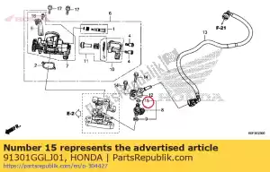 Honda 91301GGLJ01 o-ring, 6,3x2,2 - Lado inferior