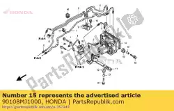 Qui puoi ordinare bullone, flangia, 6x25 da Honda , con numero parte 90108MJ1000: