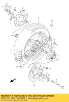 6921121E00, Suzuki, Tarcza, hamulec rr suzuki gsf bandit s su u sv  sa gsx hayabusa r rf ru1 gsxr u3 fu ru x ru2z f xu2 anniversary ru2 se ruz u2 sz u1 w xu3 rz inazuma r2 rf600ru r750w rf900r gsf600n r1100w rf600r gsf1200ns gsf600s gsf1200nssa gsf600ns gsx600f gsx750 gsx750f gsx1200 gsx1300r , Nowy