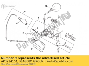 aprilia AP8214151 clutch cable - Bottom side