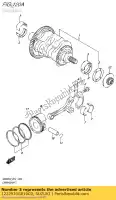 1222910G010C0, Suzuki, teniendo an650 suzuki  an 650 2005 2006 2007 2008 2009 2010 2011 2012 2014 2015 2016 2018, Nuevo