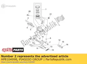 Piaggio Group AP8104998 olie tank - Onderkant