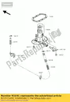 921911690, Kawasaki, tubo, l = 930 zx1200-b1 kawasaki zx 1200 2002 2003 2004 2005 2006, Novo