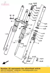 Here you can order the tube, outer 2 from Yamaha, with part number 48Y231360000: