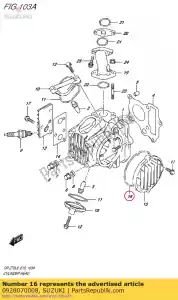 suzuki 0928070008 o ring d:2.4 id - Bottom side