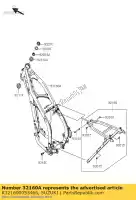 K321600053466, Suzuki, telaio suzuki rm z 250 2004, Nuovo