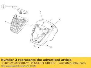 Piaggio Group JC481219400007C siatka szary - Dół