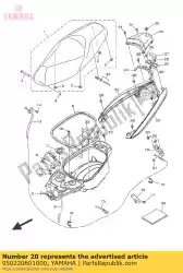 Ici, vous pouvez commander le boulon, bride auprès de Yamaha , avec le numéro de pièce 950220601000: