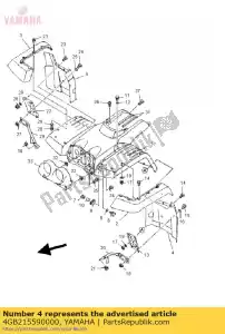 yamaha 4GB215590000 b?otnik, powy?ej 3 - Dół