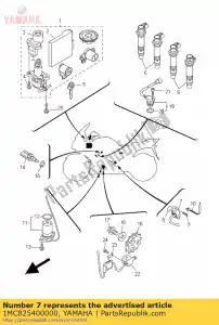 yamaha 1MC825400000 conjunto de interruptor neutral - Lado inferior