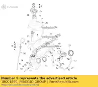 1B001890, Piaggio Group, tanque de recuperação de combustível piaggio liberty rp8c54100 rp8ca1100 rp8ca1200 rp8cd1100 rp8m89100, rp8ma4100 rp8m89130, rp8ma4110, rp8ma4111 rp8m89200, rp8ma4200 rp8m89200, rp8ma430 rp8md4100 rp8md4200l zapc546b zapm898g 50 125 150 2015 2016 2017 2018 2019 2020 2021 2022, Novo