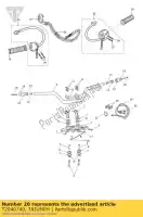 T2040740, Triumph, grip, handlebar, lh triumph bonneville from vin 380777 & se bonneville from vin 380777/ se daytona 595 / 955i daytona 600 & 650 daytona 675 from vin 381275 daytona 675 from vin 564948 daytona 675 up to vin 381274 daytona 675 vin 381275 to vin 564947 daytona 675r from, New