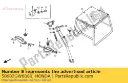 Aqui você pode pedir o pino, junta de degrau em Honda , com o número da peça 50603GW6000: