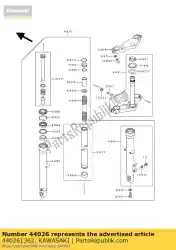 Qui puoi ordinare forcella a molla da Kawasaki , con numero parte 440261362: