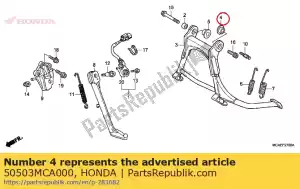 honda 50503MCA000 col, pied principal - La partie au fond