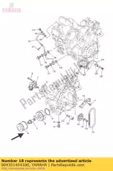 Tutaj możesz zamówić uszczelka 256131670000 od Yamaha , z numerem części 904301404300: