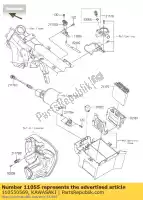 110550569, Kawasaki, suporte vn1700c9f kawasaki vn vulcan 1700 2009 2010 2011 2012 2013 2014 2015 2016, Novo