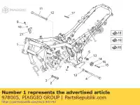 978005, Piaggio Group, cuadro moto-guzzi stelvio 1200 2008 2009, Nuevo