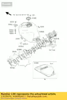 130J0670, Kawasaki, bolt-flanged,6x70,bla zx636-b1 kawasaki zx 600 2003 2004, New