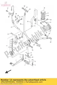 yamaha 3P6258950000 hose, reservoir - Bottom side