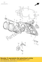 3413002F01, Suzuki, caso assy suzuki sv tl 650 1000 1997 1998 1999 2000 2001 2002, Novo