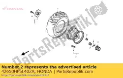 Ici, vous pouvez commander le aucune description disponible pour le moment auprès de Honda , avec le numéro de pièce 42650HP5L40ZA: