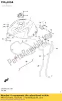 4419114J00, Suzuki, escudo, tanque de combustible suzuki gsxr  z uf 30th anniversary moto gp yoshimura special edition gsx r600 r750 gsxr600 gsxr750 750 600 , Nuevo