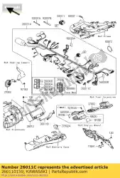 Tutaj możesz zamówić drut-wyprowadzenie zr1000b7f od Kawasaki , z numerem części 260110159: